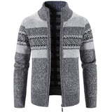 Lucas | Moderne und Warme Herren Pullover Jacke – Dunkelgrau