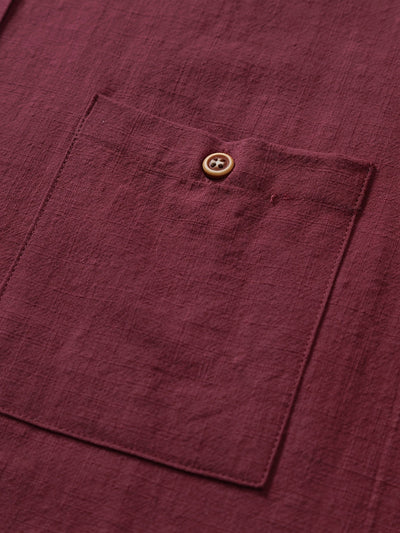 Tejada - Lässiges Baumwollhemd Mit Tasche