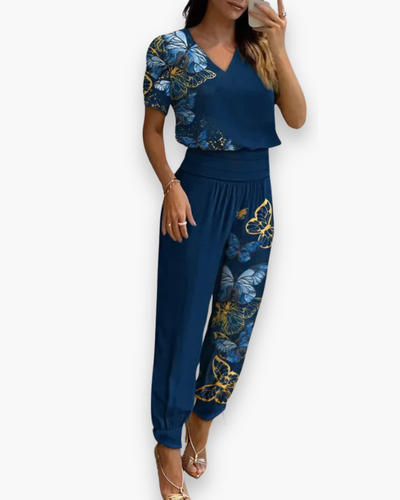 Schicker taillierter Jumpsuit