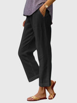 Mila | Elegante Damenhose modern chic – Schwarz