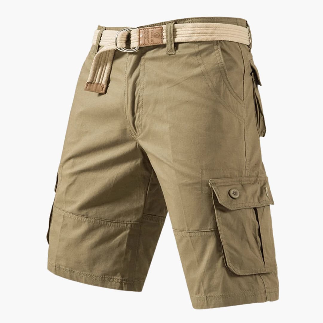 Herren Cargo Shorts mit Reißverschluss und vielen Taschen