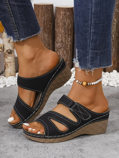 Rowella - Stilvolle Keilsandalette Mit Riemchen