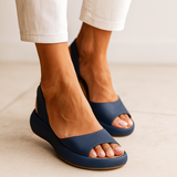 Giselle | Damen Orthopädische Sandalen – Rutschfeste Komfort Sandalen Fußbett Sommer 2026 – Blau