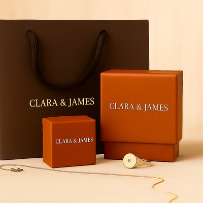 Delia Crest Earrings | Gold