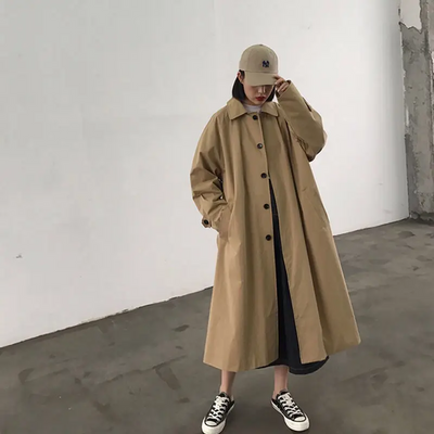 Stylischer Oversized Trenchcoat für Damen | Ideal für den Winter