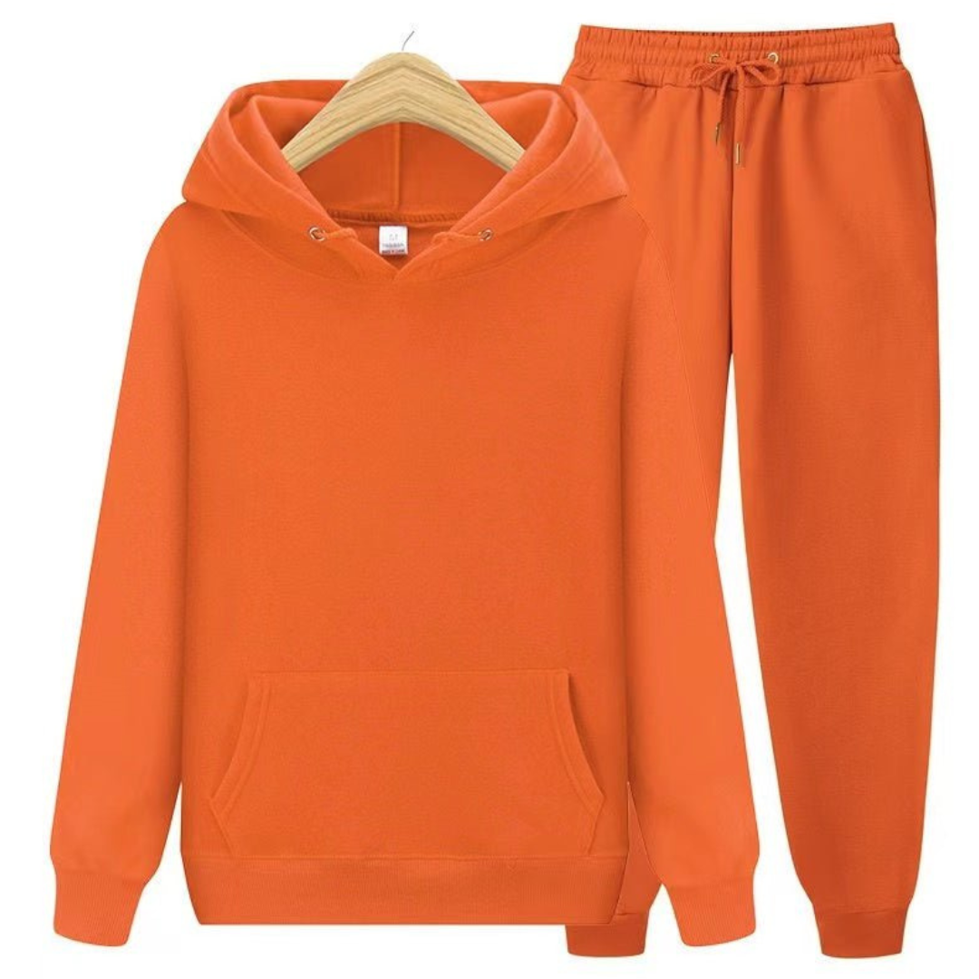 Herren Lässiges Kapuzenpullover Und Jogger Set | Lockerer Schnitt