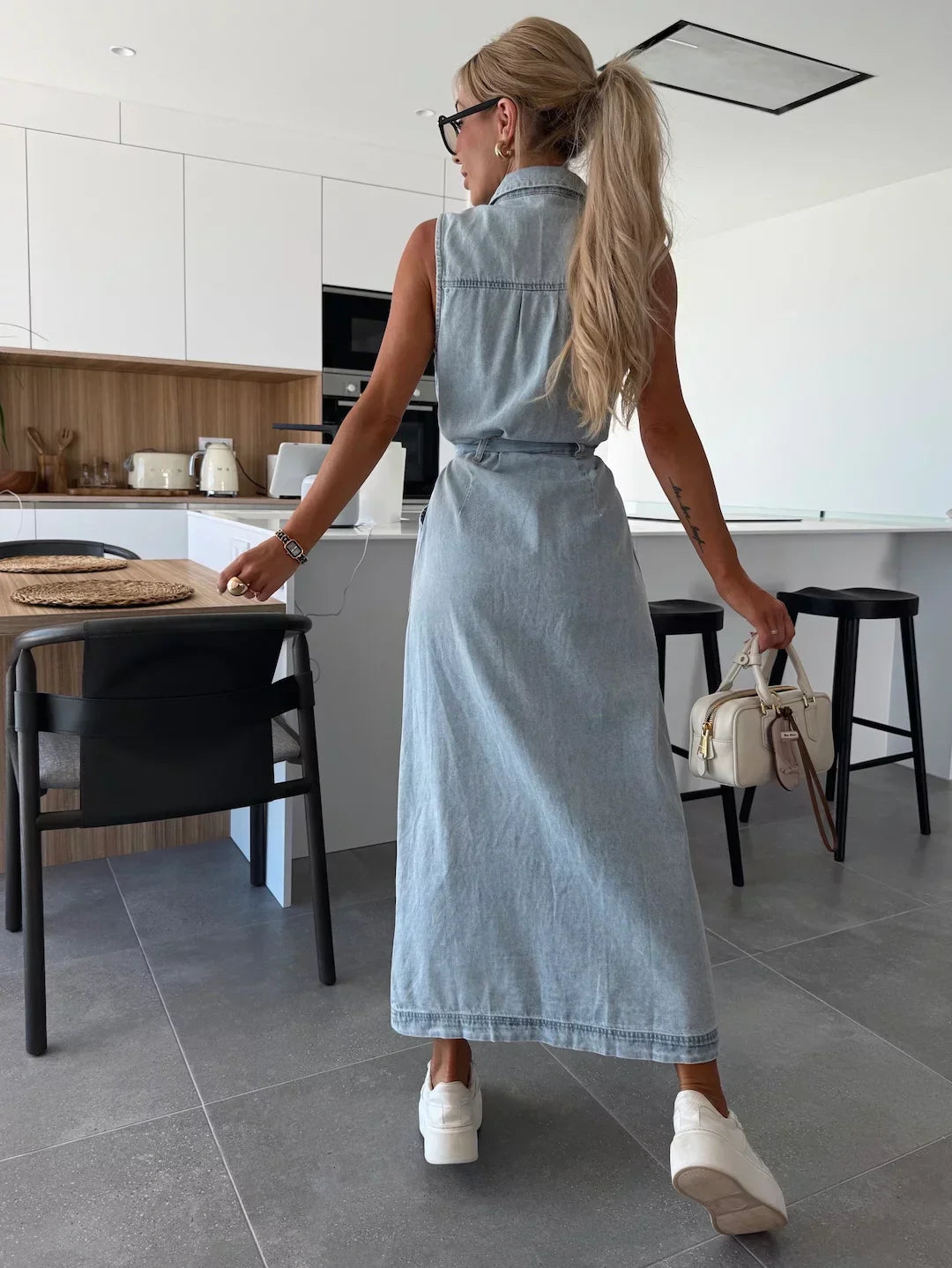 VALE | Isabelle – Maxi Denim Dress