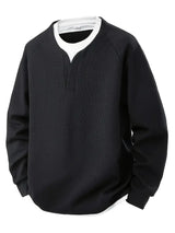 Lena | Damen Langarmshirt zeitlos stilvoll modern – Schwarz
