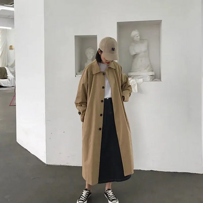 Stylischer Oversized Trenchcoat für Damen | Ideal für den Winter