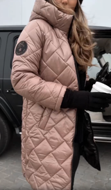 Paula | Gestepptes Damen Jacke modern chic geschnitten – Rosa