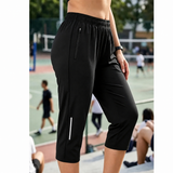 Glouena | Schnelltrocknende Damenhose für aktive Tage – Schwarz