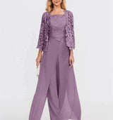 Zaretta - Eleganter Abend-Zweiteiler – Lila