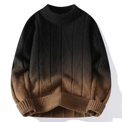 Yannick – Herrenpullover mit Ombre-Design