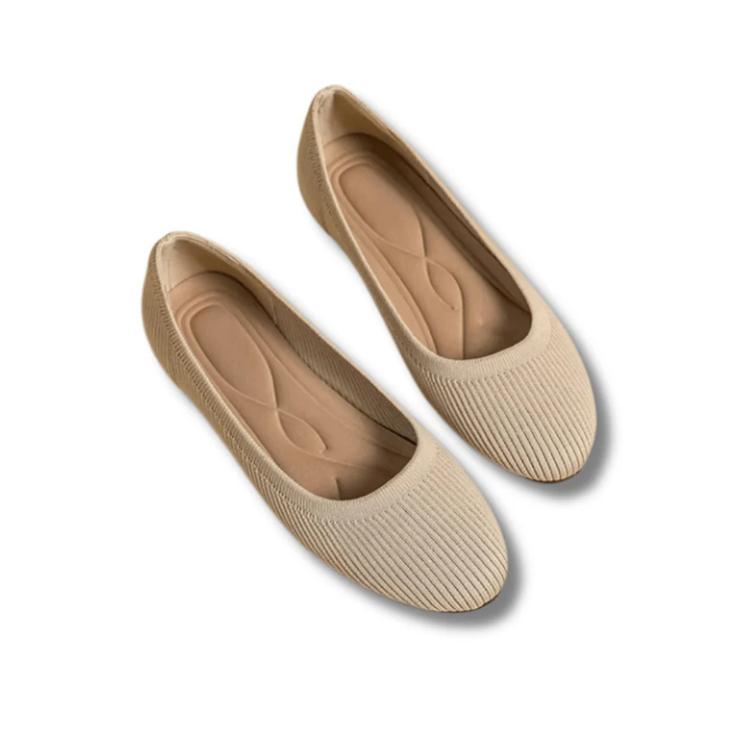 Damen Klassische Slip On Geschlossene Zehen Flats | Bequem