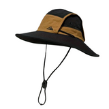 Faltbarer Outdoor-Sonnenhut mit UV-Schutz UPF 50+ – Schwarz