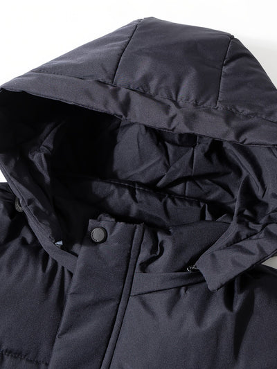 Casual Puffer Wintermantel mit Fleece-Futter und Reissverschluss-Tasche für Herren | Ideal für den Winter