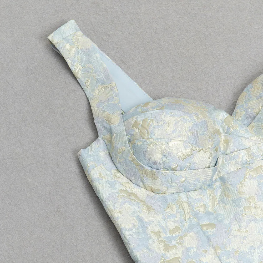 Hilary - Frauen Kleid Blume ärmellos