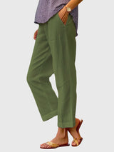 Mila | Elegante Damenhose modern chic – Grün