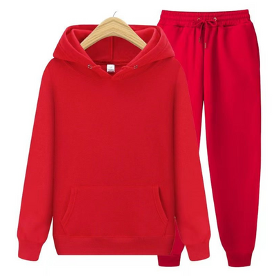 Herren Lässiges Kapuzenpullover Und Jogger Set | Lockerer Schnitt