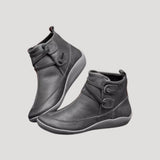 Jasmin | Damen Frühjahrs Lässige Knöchelriemen Stiefel – Grau