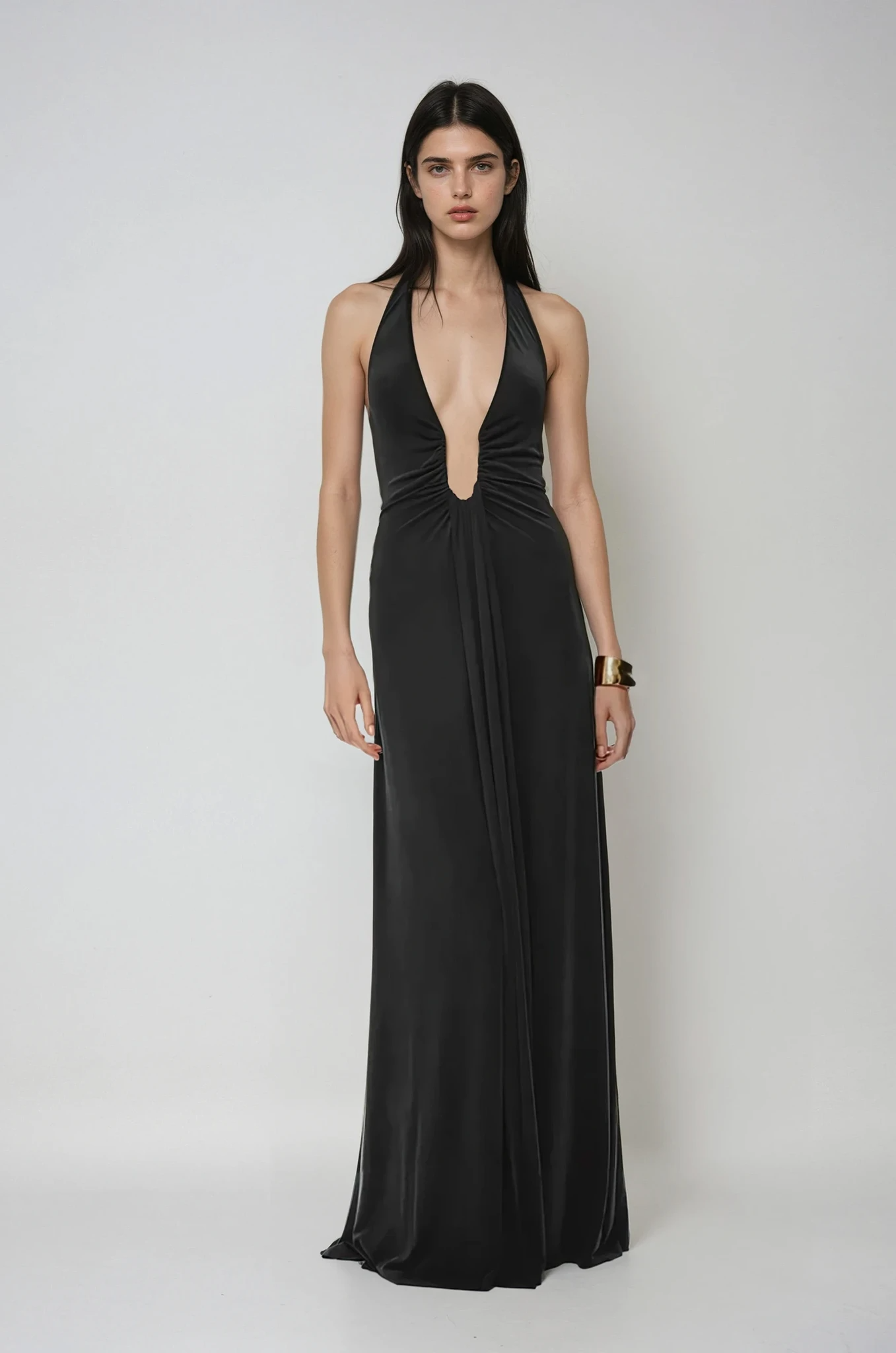 VALE | ALTHEA – Cupro Maxi Dress