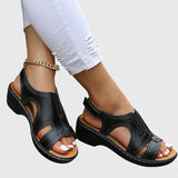Clara | Schicke Sandalen Damen Sommer – Schwarz
