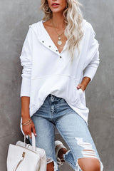 Maya | Gemütlicher Und Moderner Kapuzen-Sweatshirt – Weiß