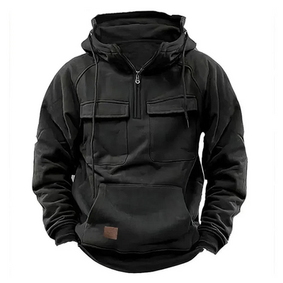 Armando – Herren-Hoodie mit Taschen und Reißverschluss