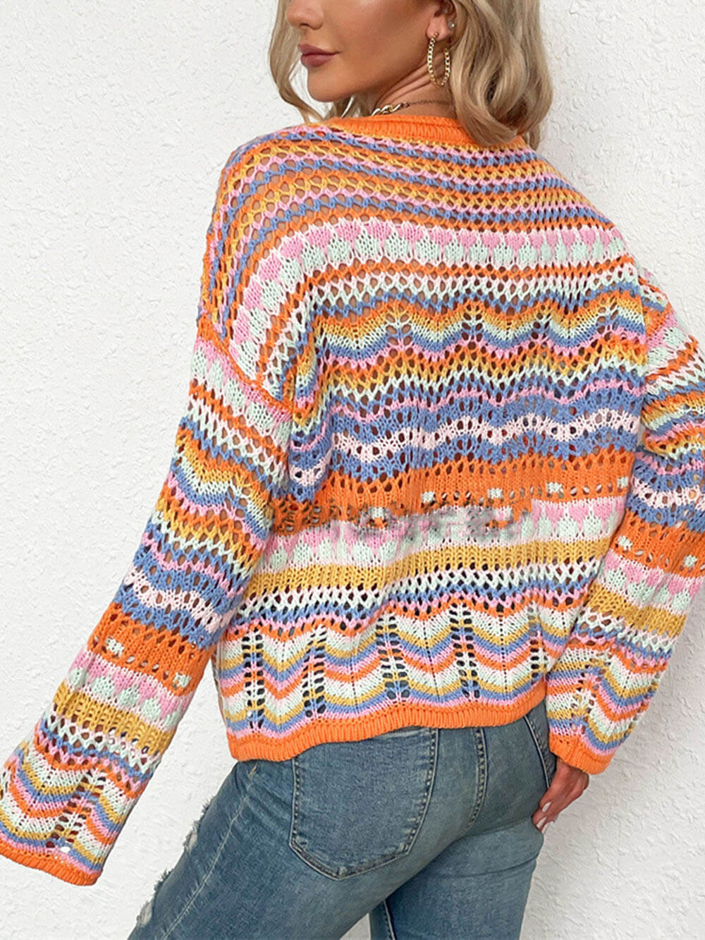 Langer Wochenendpullover