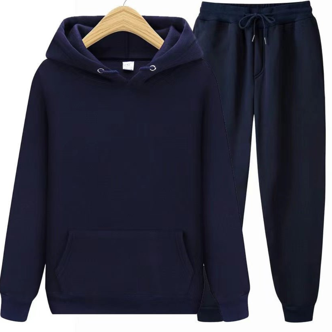 Herren Lässiges Kapuzenpullover Und Jogger Set | Lockerer Schnitt