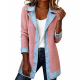 Zyrelle - Legerer Strickcardigan mit Knopfleiste – Rosa