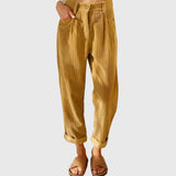 Johanna | Damen Cordhose modern chic für jeden Anlass – Gelb