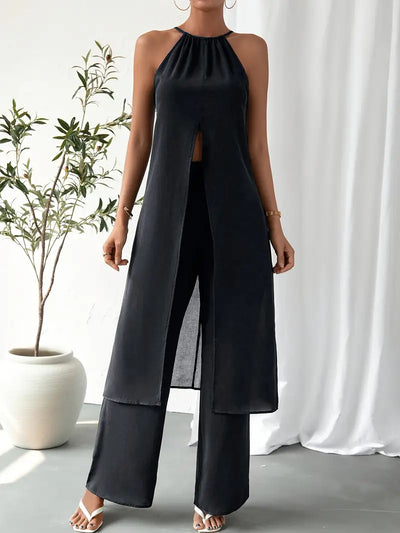 Eirini - Eleganter ärmelloser Zweiteiliger Satz