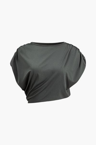 Sasha | Elegantes Zweiteiler-Set mit drapierten Details