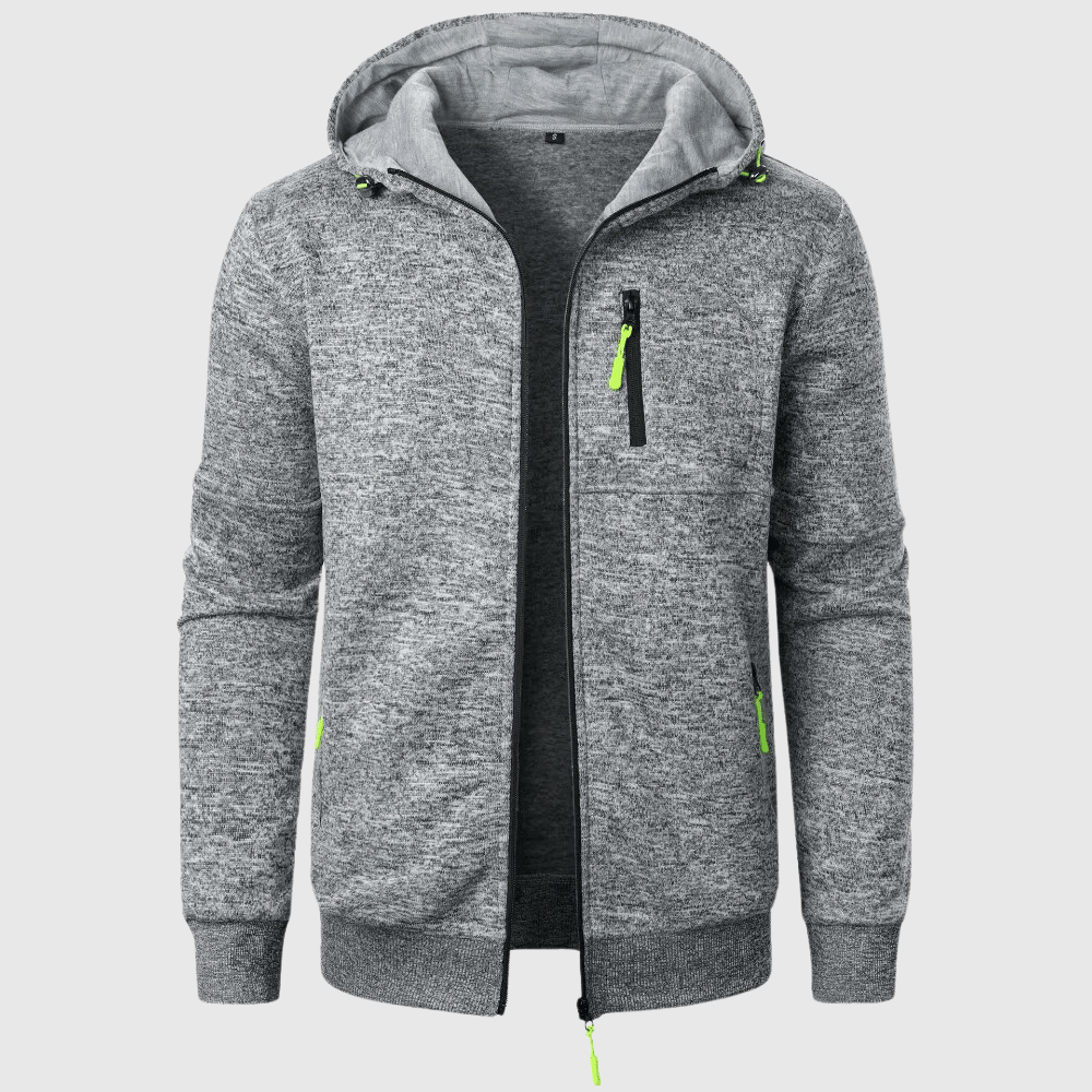 Jamal – Herren-Sport-Kapuzenjacke mit Reißverschluss