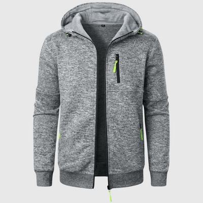 Jamal – Herren-Sport-Kapuzenjacke mit Reißverschluss