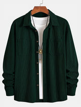 Halewick - Hochwertige Utility-Hemdjacke – Grün