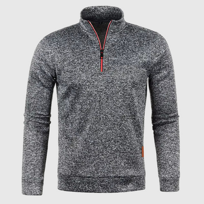 Mello – Herren-Fleece-Pullover mit Reißverschluss