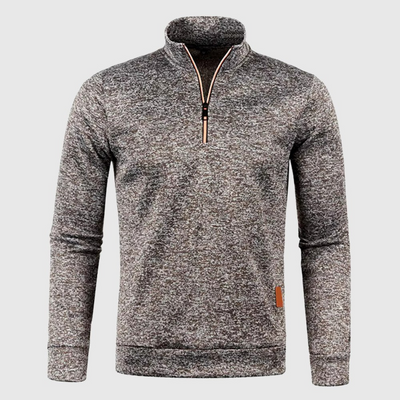 Mello – Herren-Fleece-Pullover mit Reißverschluss