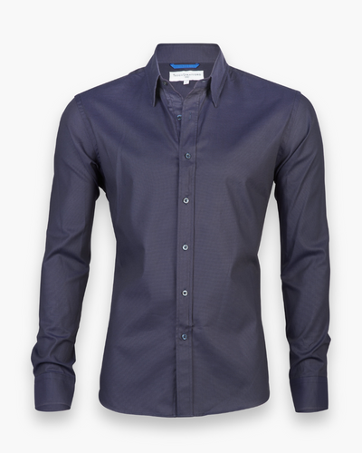 Herren Modisches Zip Fit Hemd | Elegant