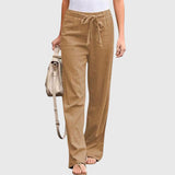 Amalia | Damenhose leicht modern chic und elegant – Hellbraun
