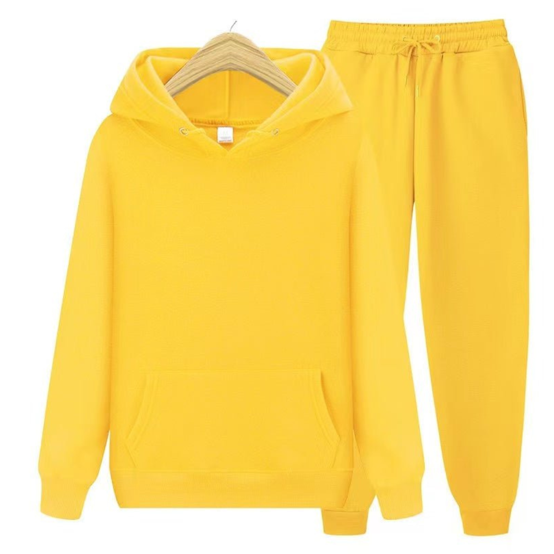 Herren Lässiges Kapuzenpullover Und Jogger Set | Lockerer Schnitt