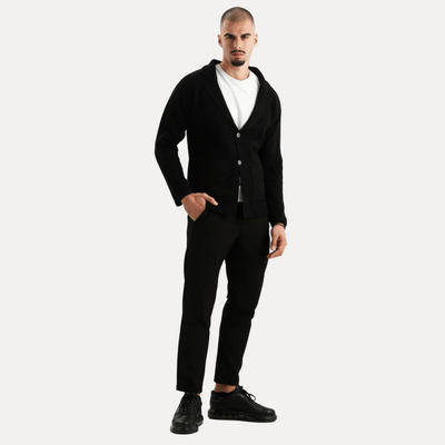 Herren Warme Stylische Winter Strickjacke | Vordertasche