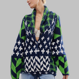 Selina | Eleganter Cardigan für jeden Anlass – Grün