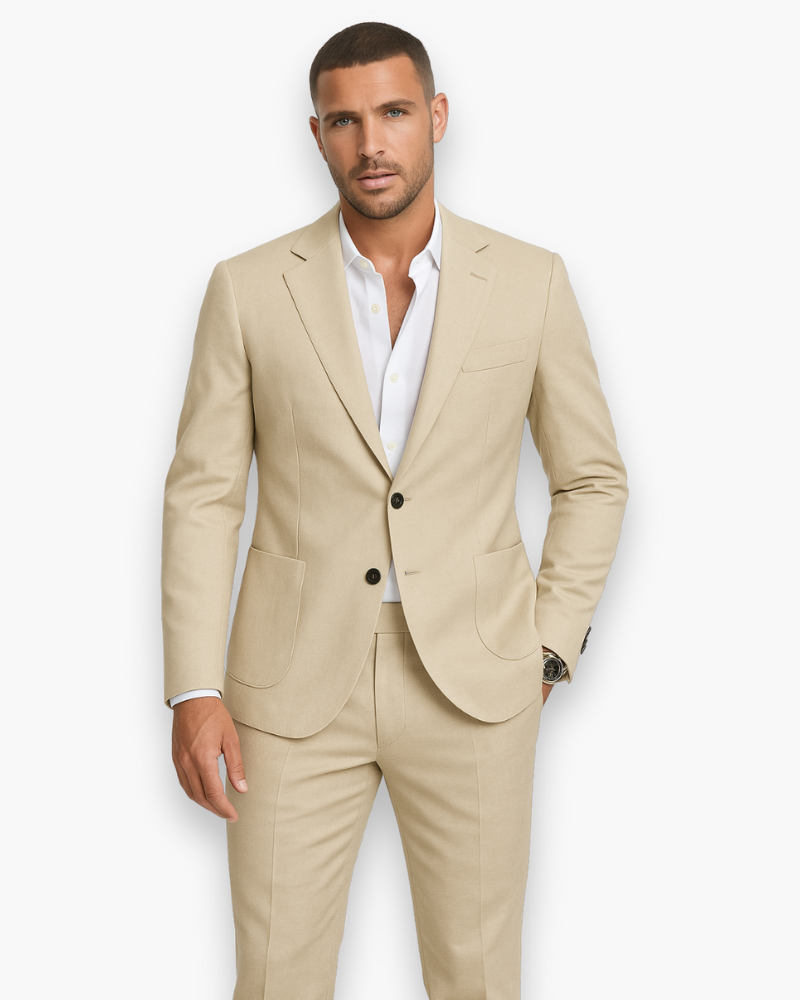 Herren Eleganter Sommeranzug | Modernes Design für Hochzeit und Büro