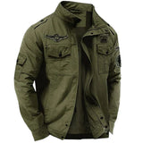 PETER | STRUKTURIERTE MILITÄRJACKE – Grün