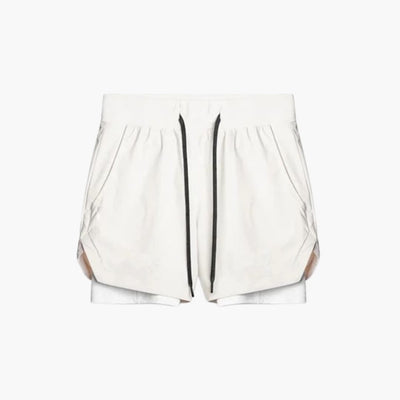Herren Sportshorts mit Innenshorts und elastischem Bund