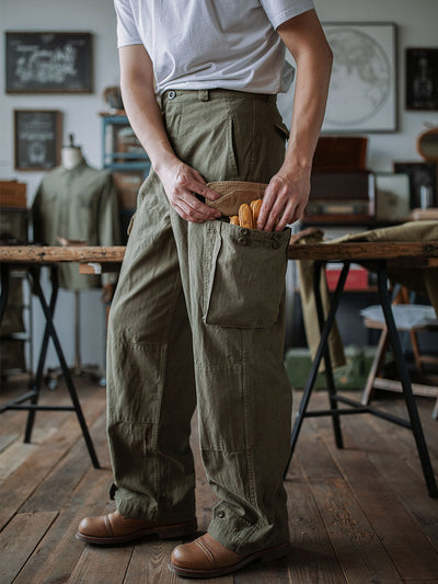 Ibrahim – Armee Hose M-47 Aus Fischgräten Twill