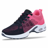 Orthopädische Wanderschuhe für Damen mit Einlegesohlen – Pink Blau