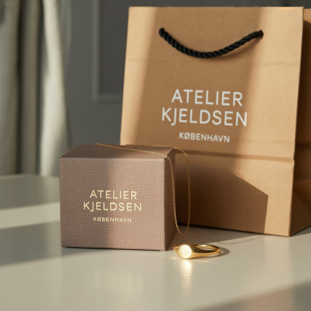 Ljubica – Vergoldeter Herzring